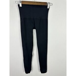 Spanx Look at Me Now Seamless Shapewear Black Cropped Leggings Womens Size XS